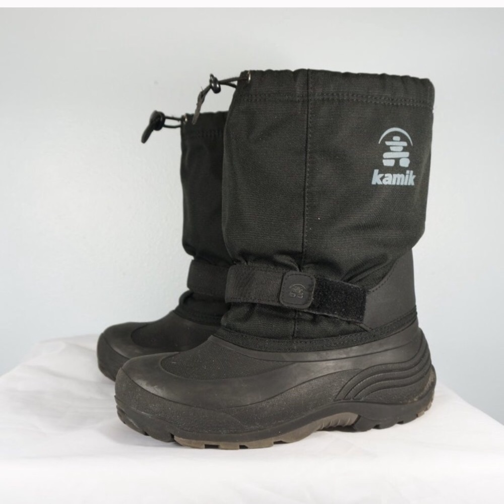 Kamik Black Winter Snow Boots 7